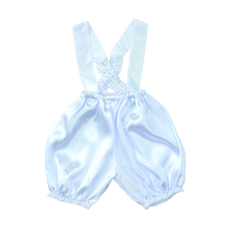 ㈱アーテックソフトサテンサロペット　かぼちゃパンツ　C　白 1枚（ご注文単位1枚）【直送品】