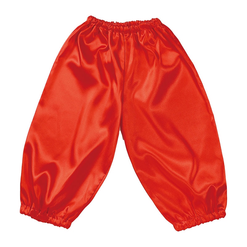 ㈱アーテックソフトサテン サルエルパンツ Cサイズ 赤 1枚(ご注文単位1枚)【直送品】
