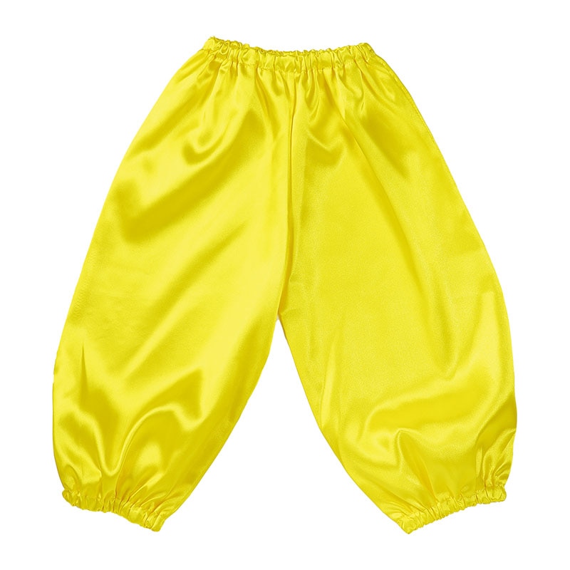 ㈱アーテックソフトサテン サルエルパンツ Cサイズ 黄 1枚(ご注文単位1枚)【直送品】