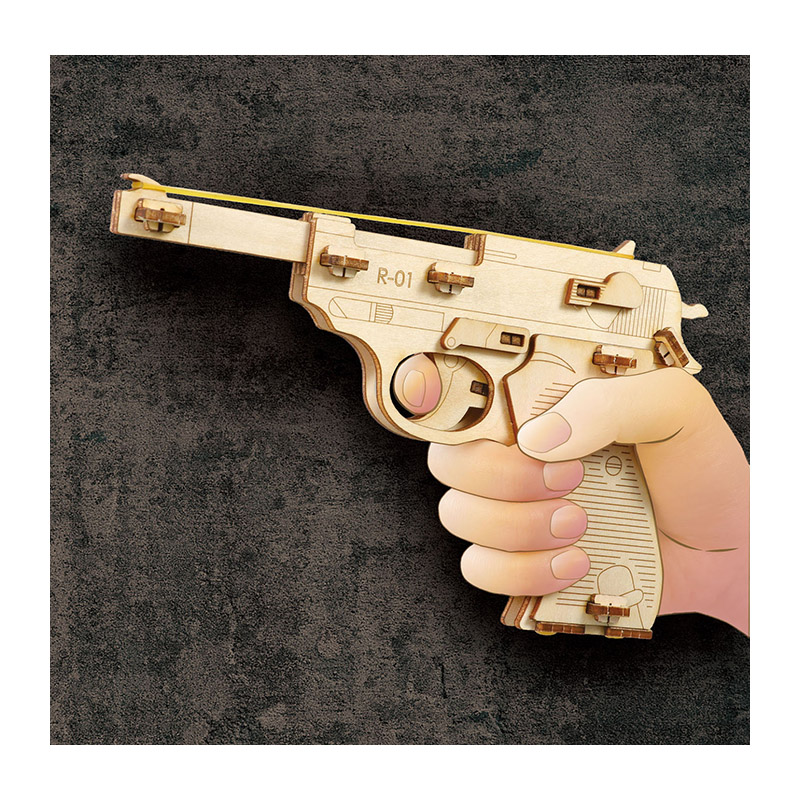 ㈱アーテック木製単発式輪ゴム銃 1個(ご注文単位1個)【直送品】