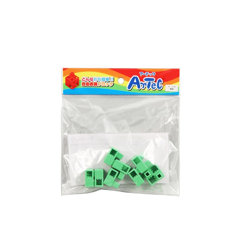 ㈱アーテックArtecブロック ハーフB 8P 黄緑 1個(ご注文単位1個)【直送品】