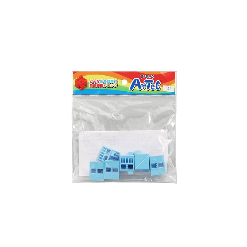 ㈱アーテックArtecブロック 三角A 8P 水 1個(ご注文単位1個)【直送品】