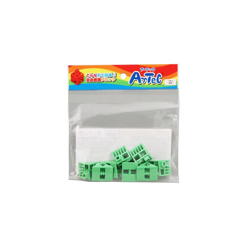 ㈱アーテックArtecブロック 三角A 8P 黄緑 1個(ご注文単位1個)【直送品】