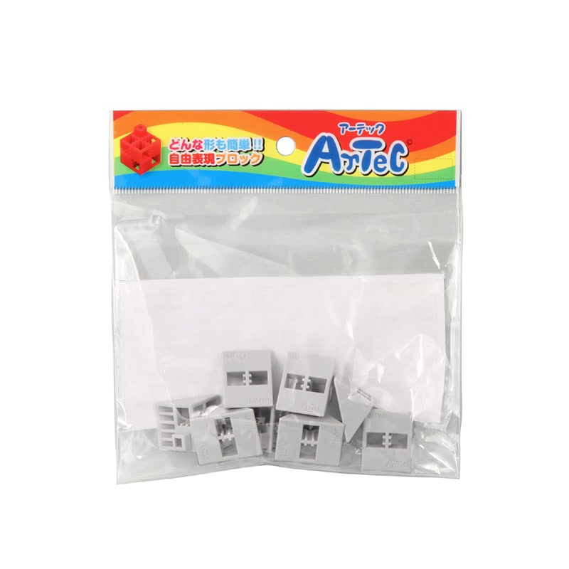 ㈱アーテックArtecブロック 三角A 8P 薄グレー 1個(ご注文単位1個)【直送品】