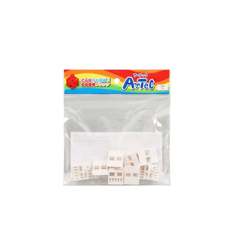 ㈱アーテックArtecブロック 三角A 8P 白 1個(ご注文単位1個)【直送品】