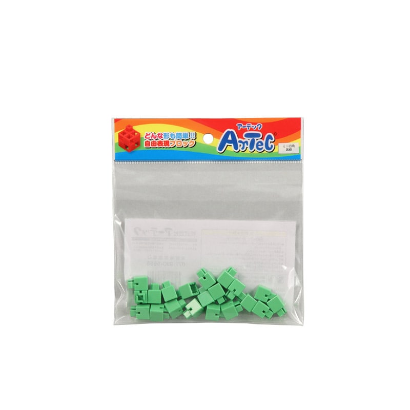 ㈱アーテックArtecブロック ミニ四角 20P 黄緑 1個(ご注文単位1個)【直送品】