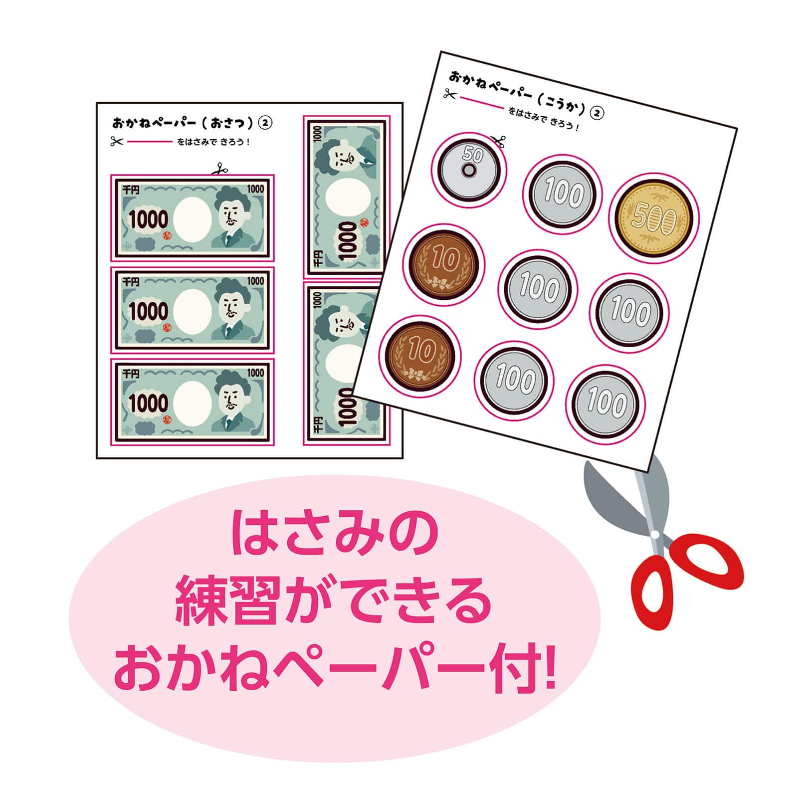 ㈱アーテック おかいものごっこ　はさみのれんしゅう1セット（ご注文単位1セット）【直送品】