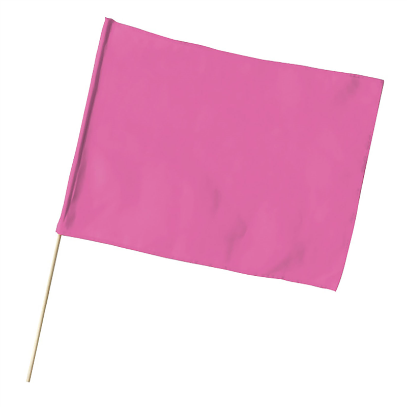 アーテック 特大旗 桃 旗:W80×H60cm 旗竿:100cm(φ12mm) 1個(ご注文単位1個)【直送品】