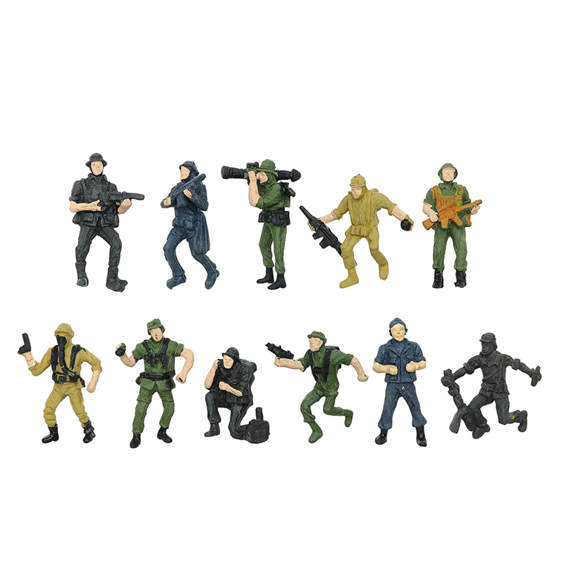 アーテック ジオラマ模型 サバイバルゲーマー 1/43 10ピース 1個(ご注文単位1個)【直送品】