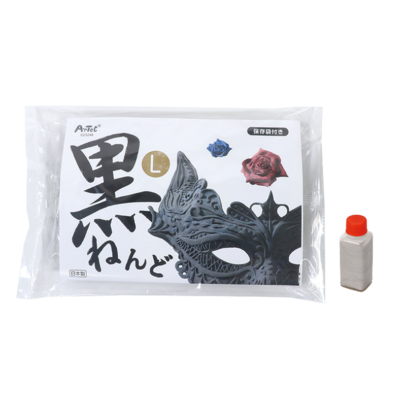 アーテック 黒ねんどL 絵具 銀 5cc付 1個（ご注文単位1個）【直送品】