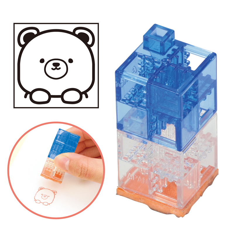 アーテック つながるブロックスタンプ クマ 1個(ご注文単位1個)【直送品】
