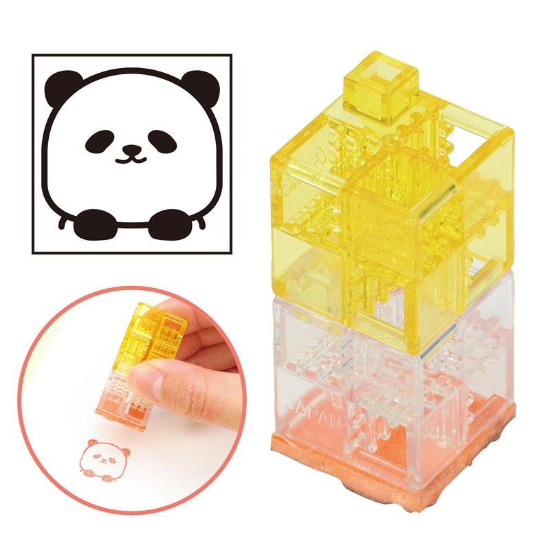 アーテック つながるブロックスタンプ パンダ 1個(ご注文単位1個)【直送品】
