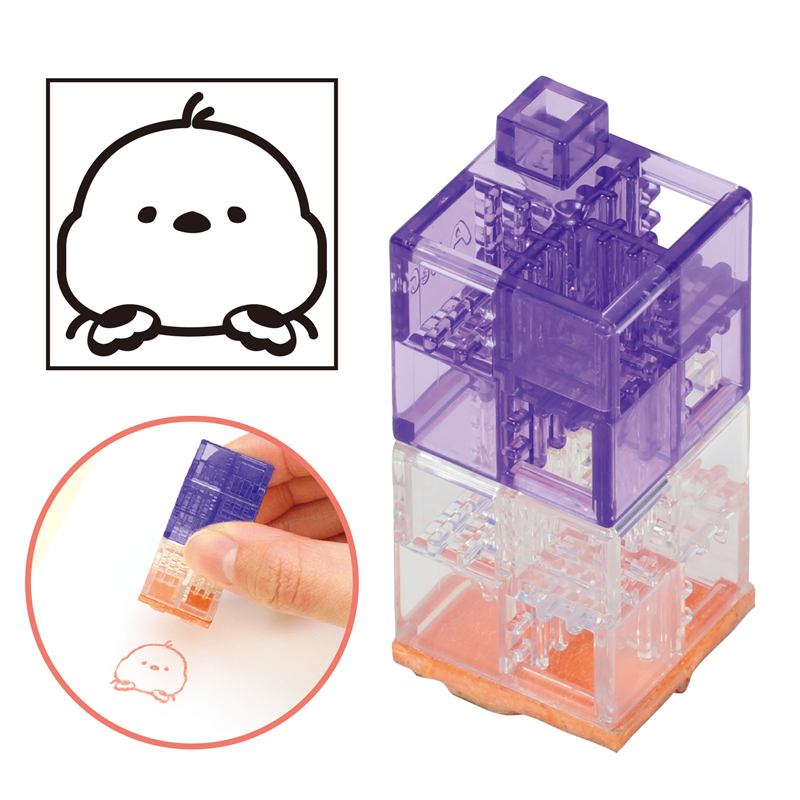 アーテック つながるブロックスタンプ シマエナガ 1個(ご注文単位1個)【直送品】