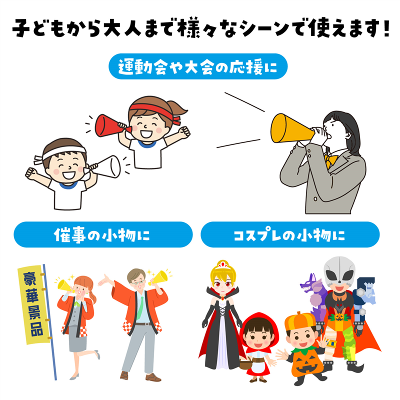 ㈱アーテック ＡＴメガホン 白 ひも付 1個（ご注文単位1個）【直送品】