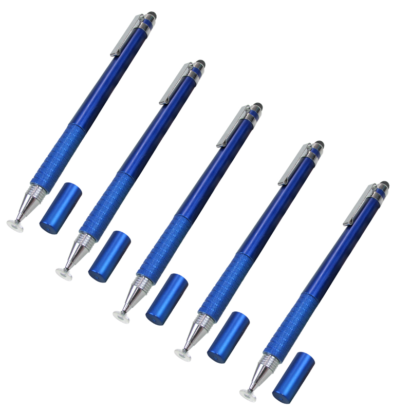 ㈱アーテック ２ＷＡＹタッチペン ブルー ５個組 1セット（ご注文単位1セット）【直送品】