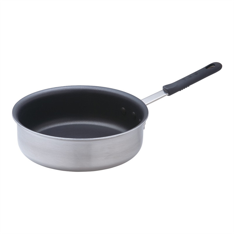 TKG IHセレクト 2層クラッド 浅型片手鍋 24cm 1袋(ご注文単位1袋)【直送品】