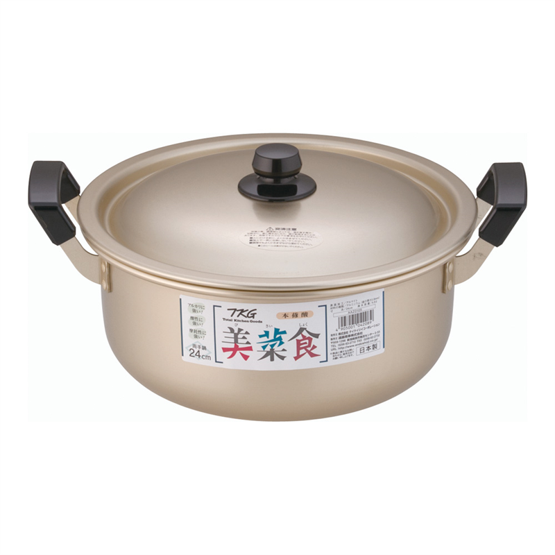 TKG　本しゅう酸　美菜食　両手鍋 24cm 1袋（ご注文単位1袋）【直送品】