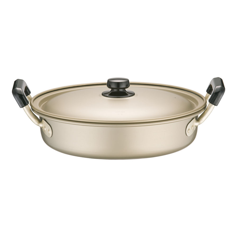 アカオ しゅう酸 実用鍋 浅型(硬質) 33cm 1袋(ご注文単位1袋)【直送品】
