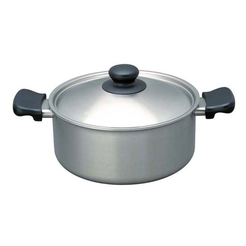 柳宗理　18-8両手鍋　浅型 22cm　31209 1箱（ご注文単位1箱）【直送品】