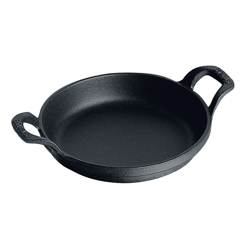 ストウブ ミニ・ラウンドディッシュ 40509-472 黒 1箱(ご注文単位1箱)【直送品】
