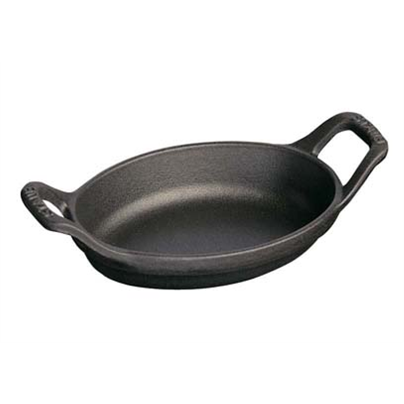 ストウブ ミニ・オーバルディッシュ 40509-546 黒 1箱(ご注文単位1箱)【直送品】