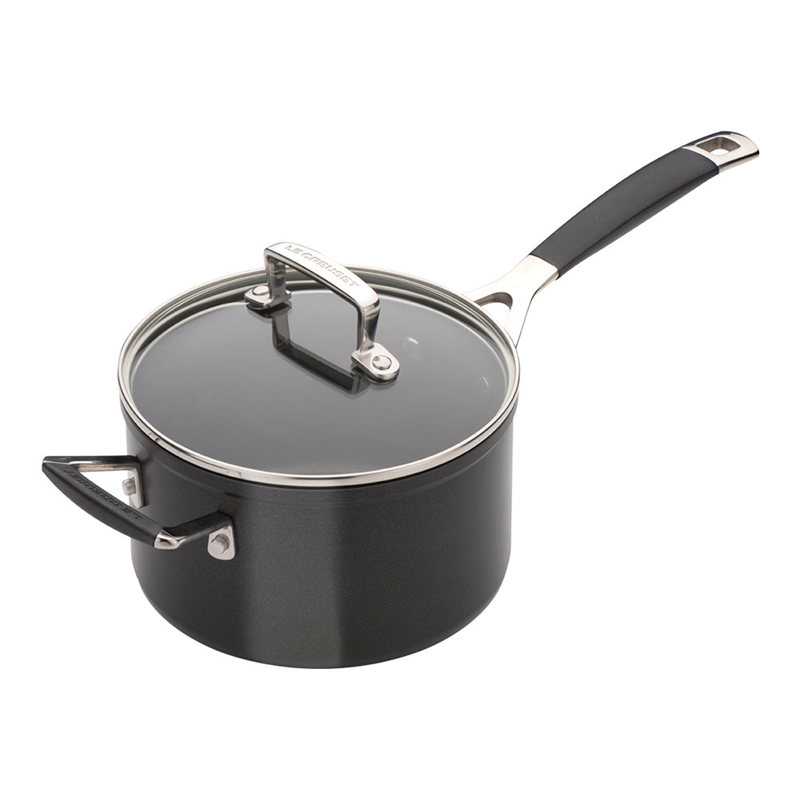 ル・クルーゼ　TNS　ソースパン （ガラスフタ付）　18cm 1箱（ご注文単位1箱）【直送品】