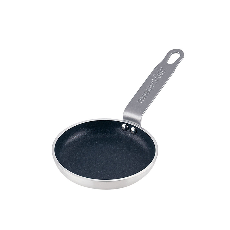 TKG アルミ厚板 ノンスティック ミニフライパン 12cm 1袋(ご注文単位1袋)【直送品】