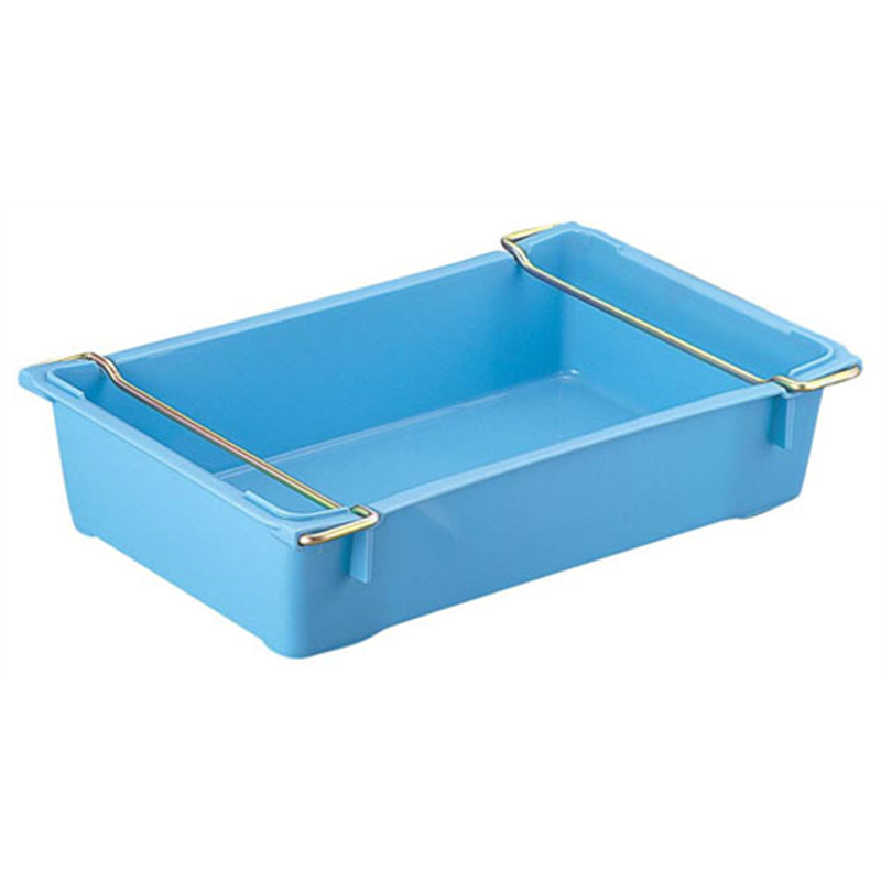 サンコー トロ函 ハンドル付 ブルー 1個(ご注文単位1個)【直送品】