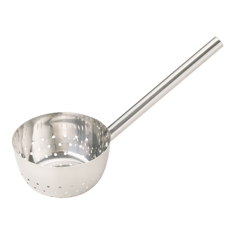 18-8パイプ柄 穴明ひしゃく 18cm 柄長30cm 1袋(ご注文単位1袋)【直送品】