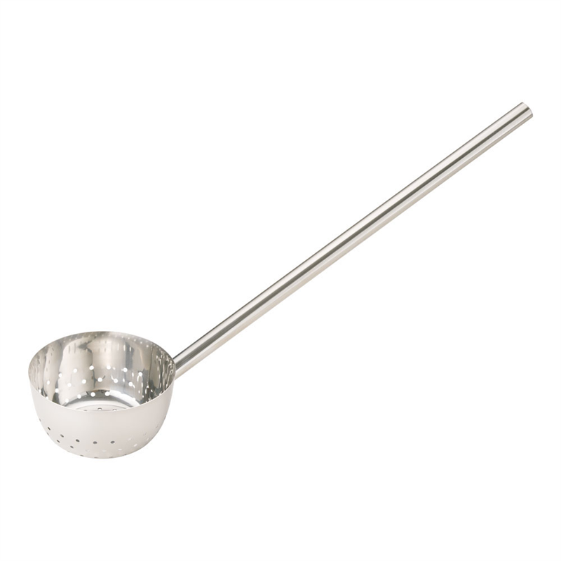 18-8パイプ柄 穴明ひしゃく 18cm 柄長60cm 1袋(ご注文単位1袋)【直送品】