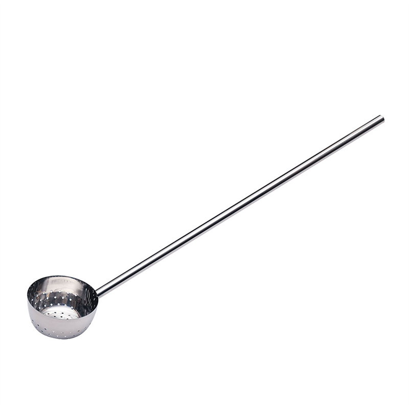 18-8パイプ柄 穴明ひしゃく 18cm 柄長100cm 1袋(ご注文単位1袋)【直送品】