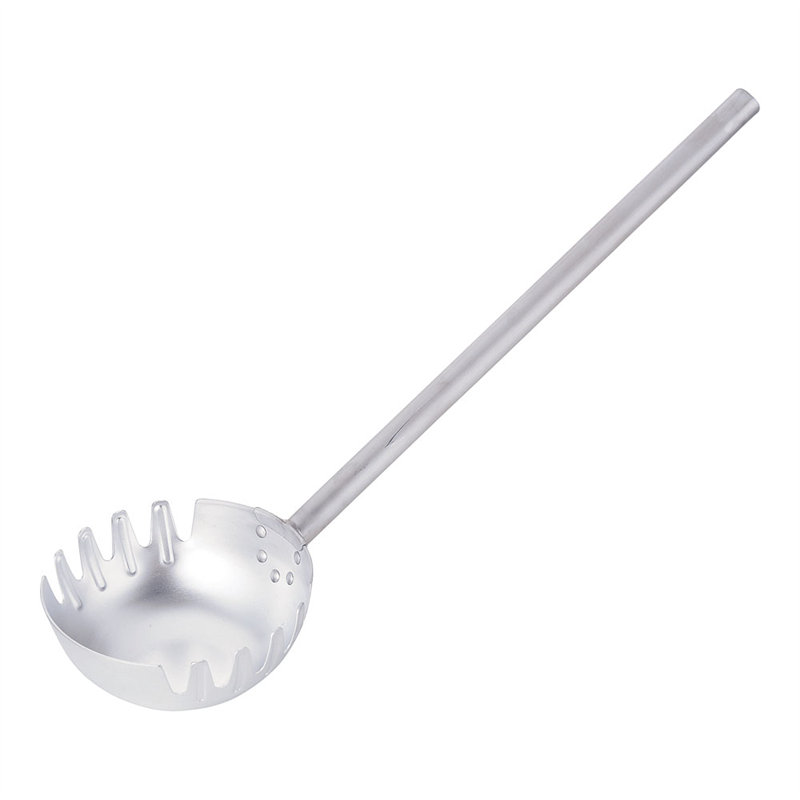 アルミ製麺ひしゃく(両口) φ20cm×柄長50cm 1袋(ご注文単位1袋)【直送品】