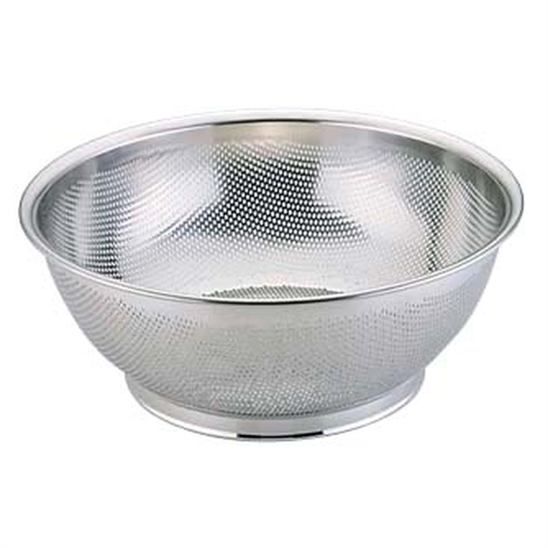 エコクリーン　18-8パンチング浅型ざる 50cm　UK 1袋（ご注文単位1袋）【直送品】