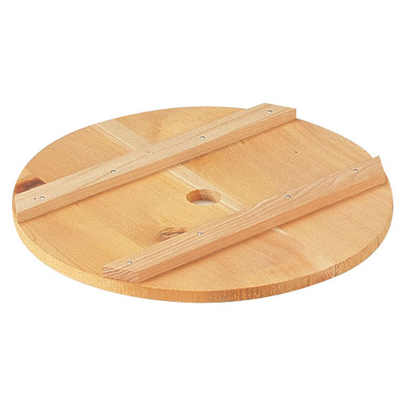 木製押蓋(サワラ) 24cm 1個(ご注文単位1個)【直送品】