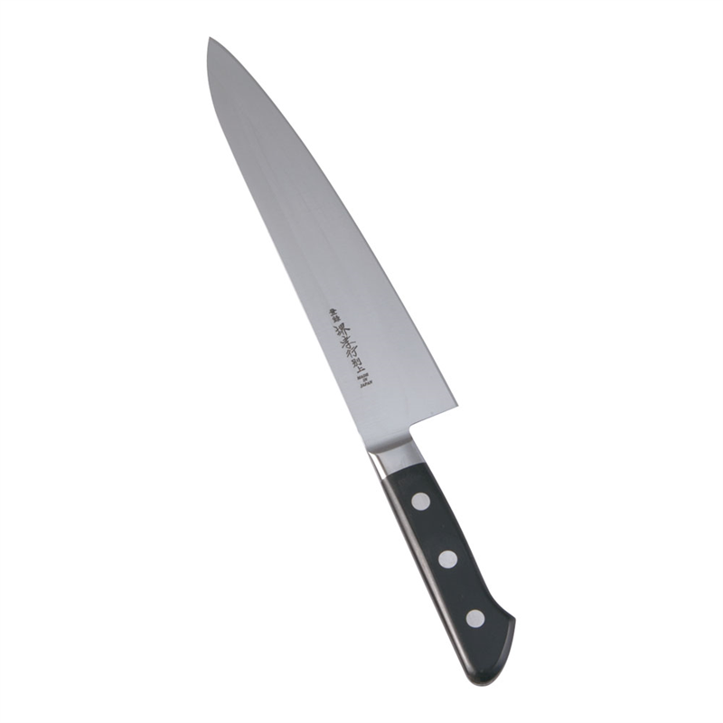 堺孝行　日本鋼（ツバ付）牛刀 21cm 1箱（ご注文単位1箱）【直送品】