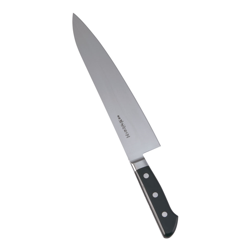 堺孝行　日本鋼（ツバ付）牛刀 27cm 1箱（ご注文単位1箱）【直送品】
