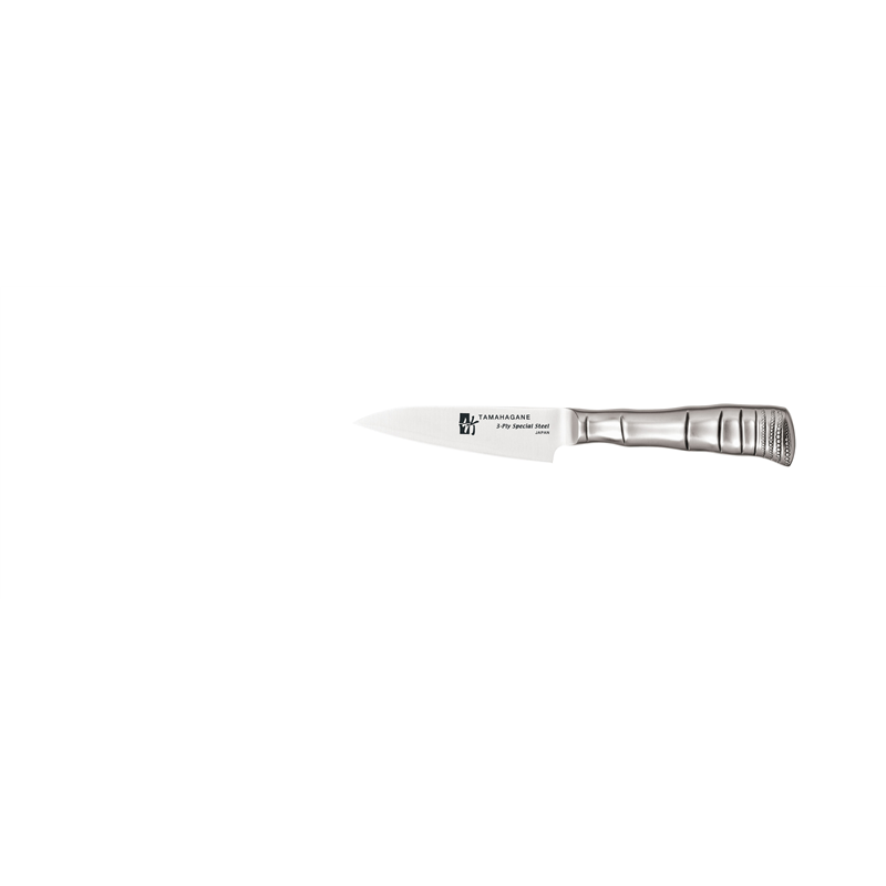 タマハガネ　竹　ペアリングナイフ（両刃） TK-1109　9cm 1箱（ご注文単位1箱）【直送品】