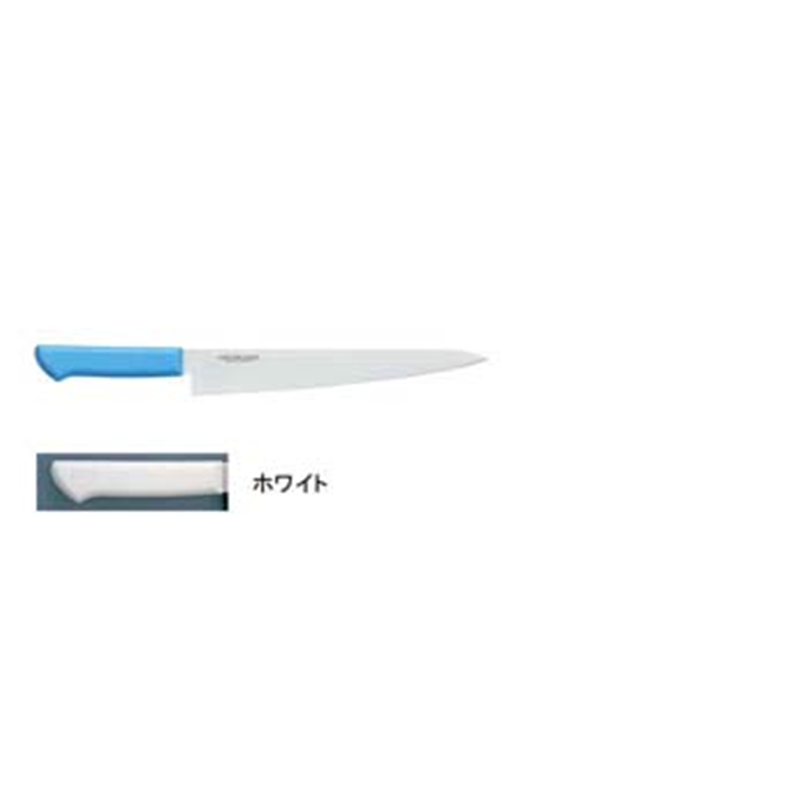 マスターコック抗菌カラー庖丁　筋引 MCSK-240　ホワイト 1箱（ご注文単位1箱）【直送品】