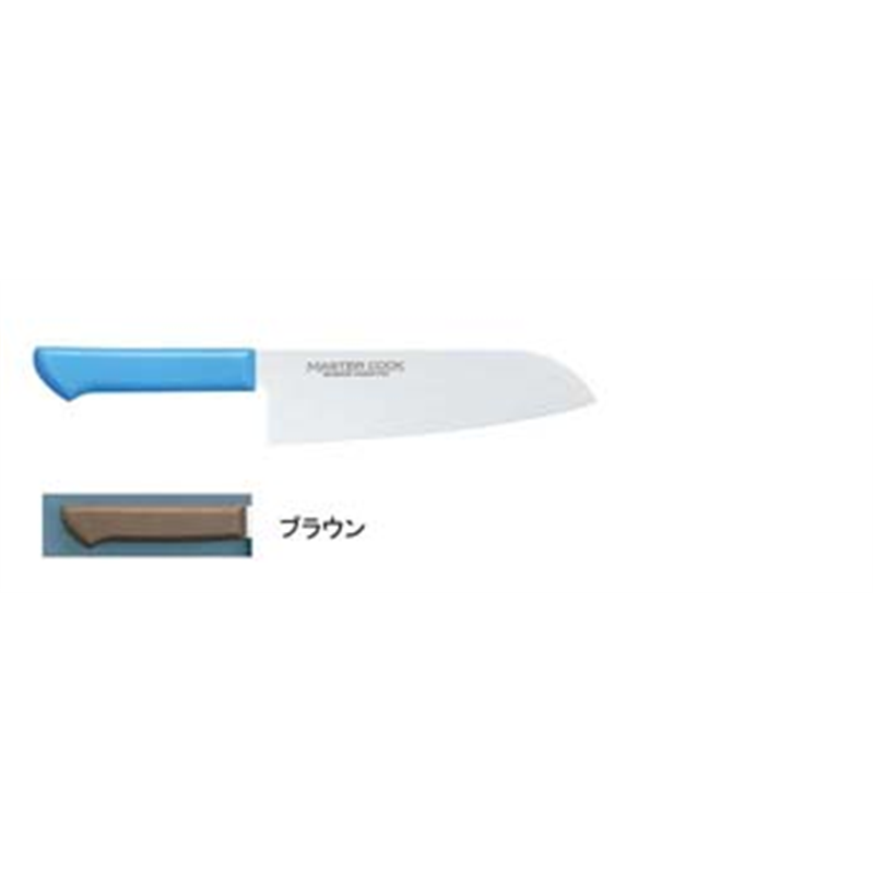 マスターコック抗菌カラー庖丁　万能庖丁 MCBK-175　ブラウン 1箱（ご注文単位1箱）【直送品】