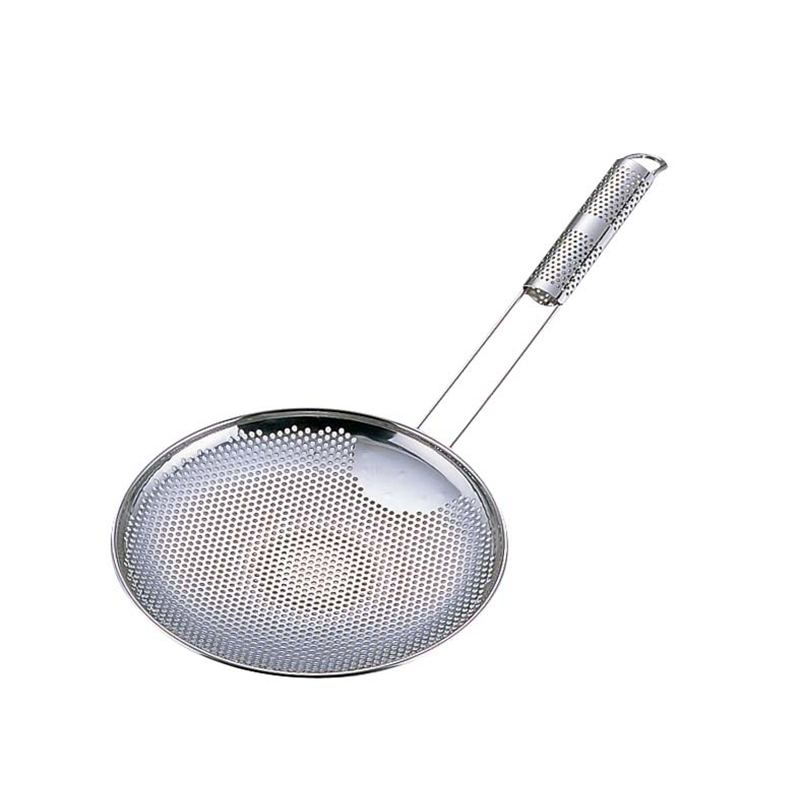 UK18-8パンチング　そば揚げ　ヨコ型 18cm 1袋（ご注文単位1袋）【直送品】