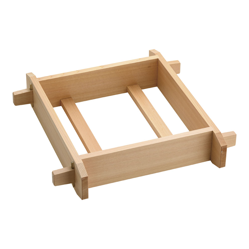 木製 角セイロ 浅口(サワラ材) 33cm 1箱(ご注文単位1箱)【直送品】