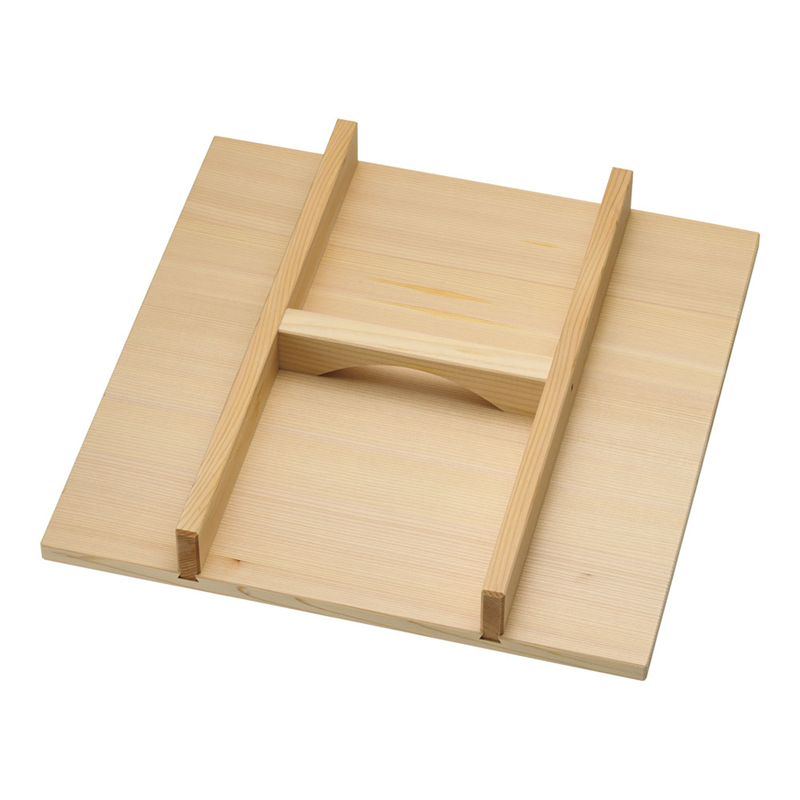 木製 角セイロ用 手付蓋(サワラ材) 33cm用 1箱(ご注文単位1箱)【直送品】