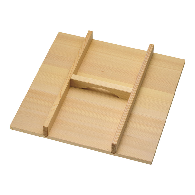 木製 角セイロ用 手付蓋(サワラ材) 39cm用 1箱(ご注文単位1箱)【直送品】