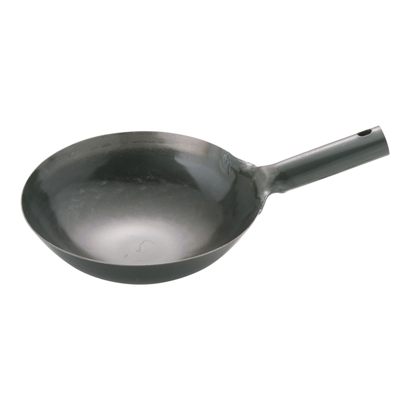 山田 鉄 打出片手中華鍋(板厚1.2mm) 24cm 1個(ご注文単位1個)【直送品】