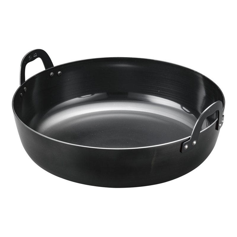 SA鉄 厚板揚鍋 42cm 1袋(ご注文単位1袋)【直送品】