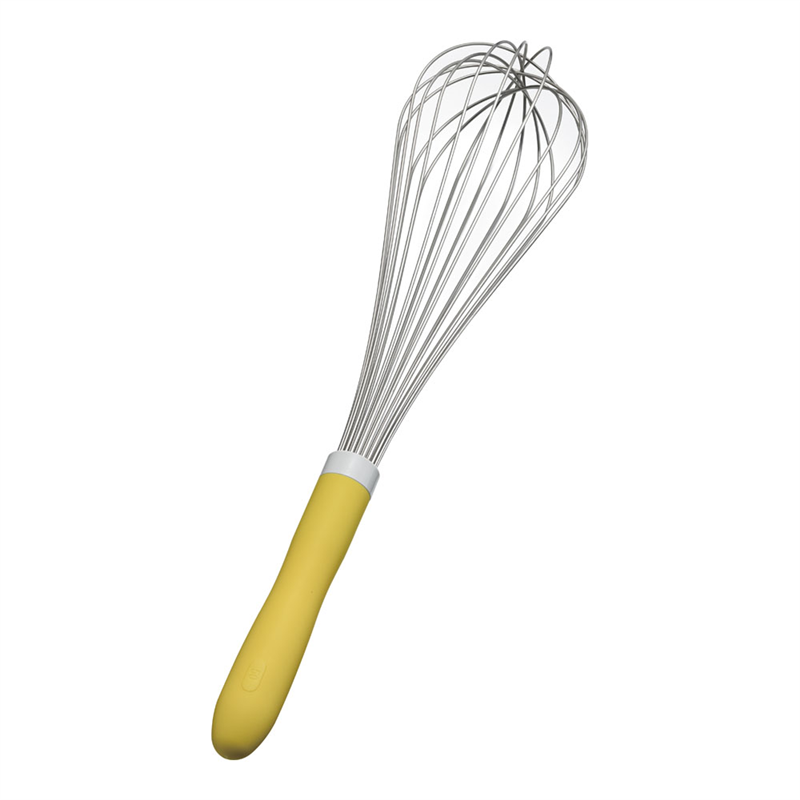 TKG 抗菌カラーハンドル泡立 50cm イエロー 1個(ご注文単位1個)【直送品】