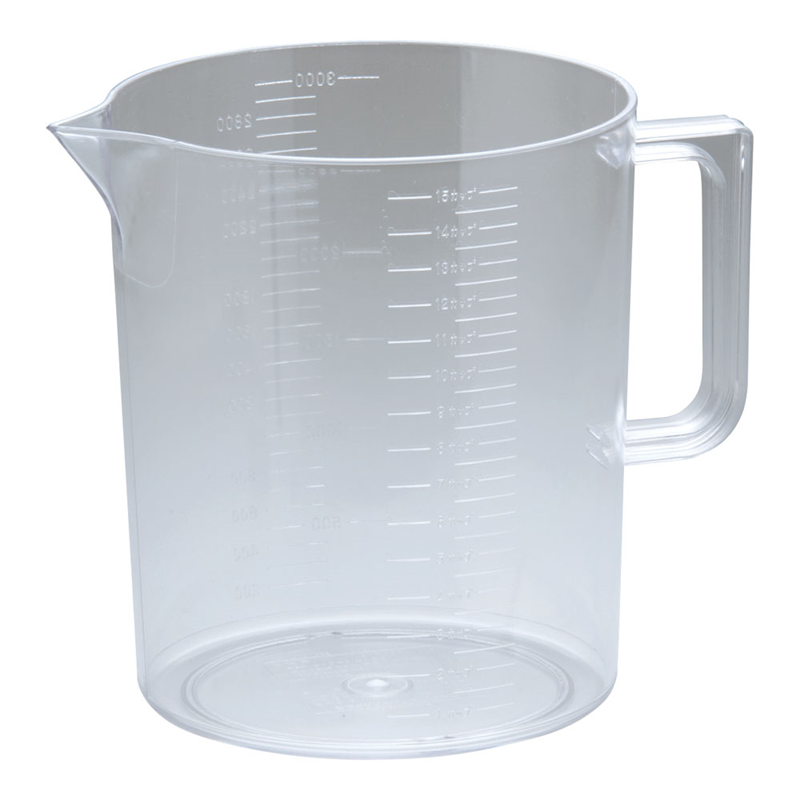 アクリル水マス (ポリカーボネイト製) 3l 1箱(ご注文単位1箱)【直送品】