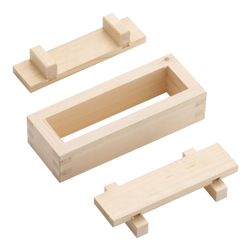 木製 押し寿司 切目なし(白木) 1箱(ご注文単位1箱)【直送品】