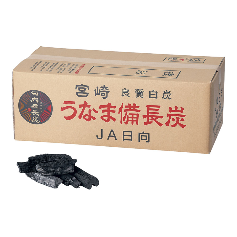 白炭 うなま(宮崎) 備長炭 丸割混合 2級上 12kg 1箱(ご注文単位1箱)【直送品】