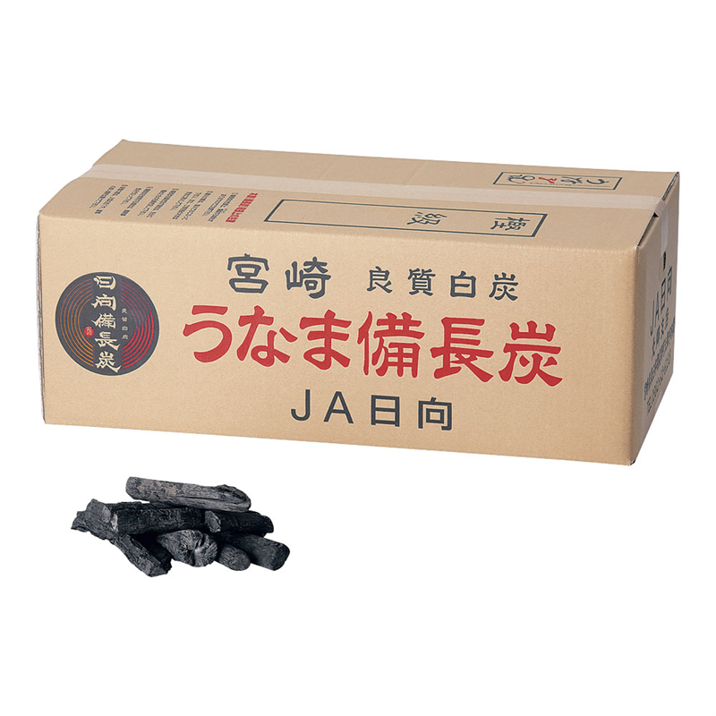 白炭 うなま(宮崎) 備長炭 丸割混合 2級並 12kg 1箱(ご注文単位1箱)【直送品】